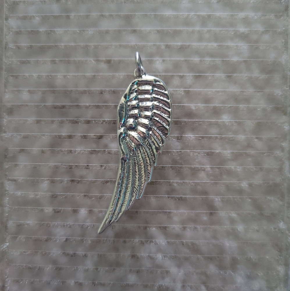 Sterling Silver Angel Wing Pendant